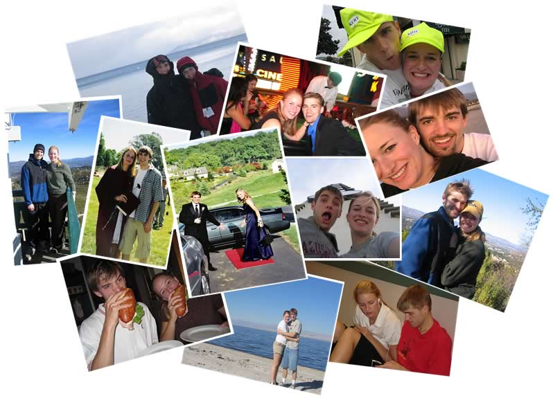 Picture Collage of Sean & Kelly